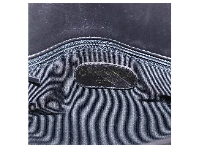 Chanel Vintage Flap Lackleder Schwarz - Ansicht 6
