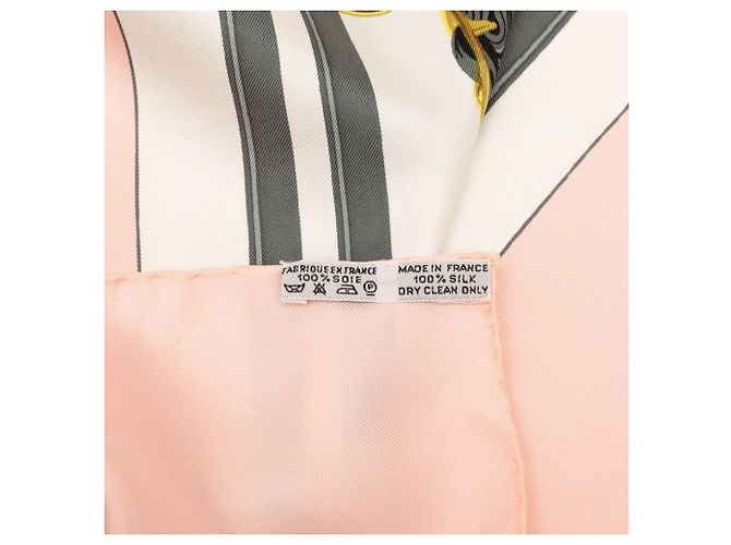 Sciarpa Carré 90 BRIDES de GALA Hermès Rosa - vista 8