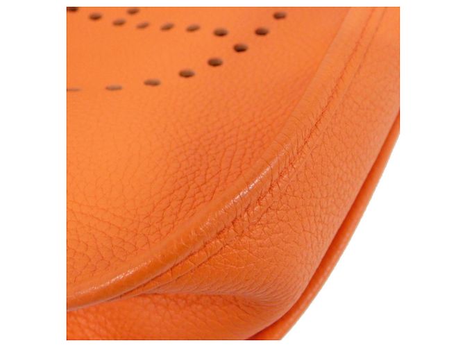 Hermès Borsa a tracolla Hermes Evelyne 3 GM Arancione - vista 3