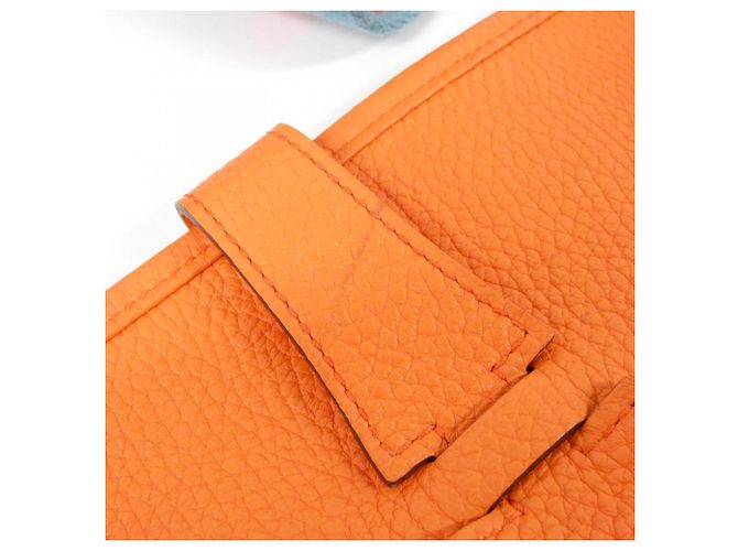 Hermès Borsa a tracolla Hermes Evelyne 3 GM Arancione - vista 5