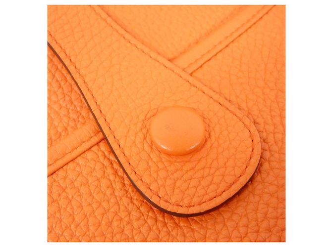 Hermès Borsa a tracolla Hermes Evelyne 3 GM Arancione - vista 6