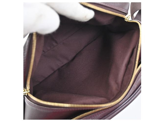 Louis Vuitton Reporter Taiga Leather PM Marrone - vista 5