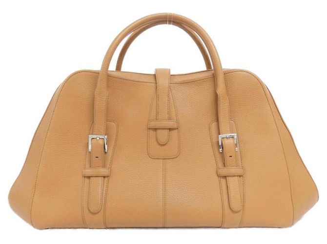 Borsa Loewe Senda in pelle marrone chiaro - vista 2