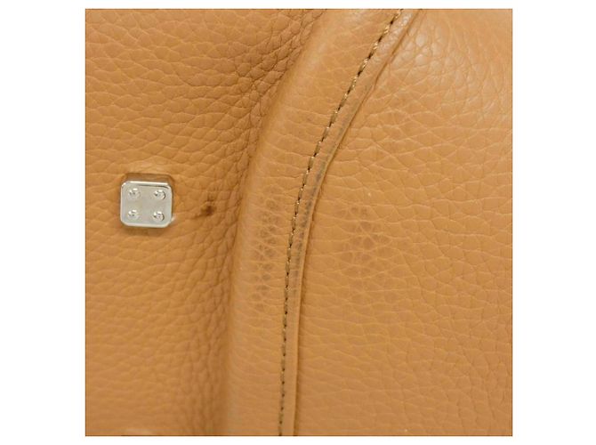 Borsa Loewe Senda in pelle marrone chiaro - vista 3