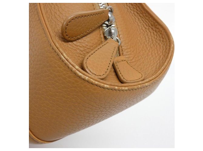 Borsa Loewe Senda in pelle marrone chiaro - vista 4