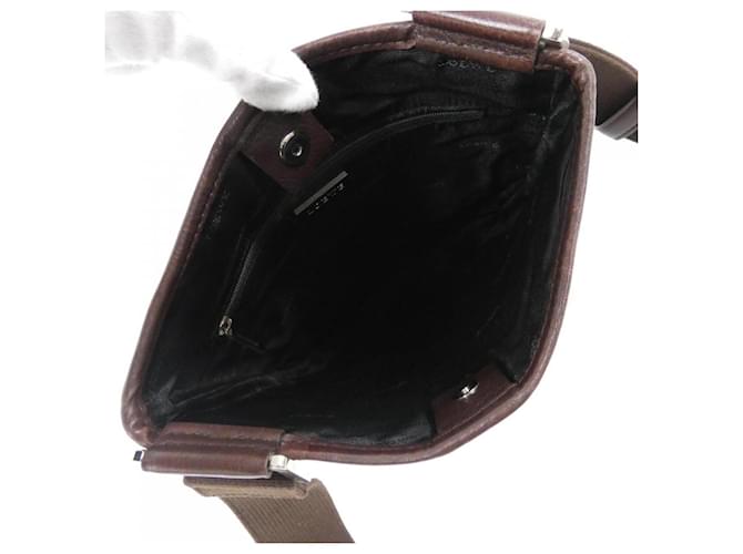 Borsa a tracolla marrone Loewe - vista 7