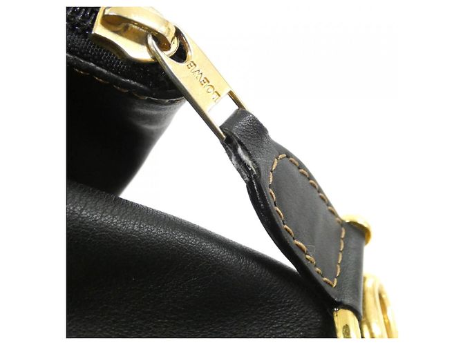 Zaino Loewe in pelle nera Nero - vista 4