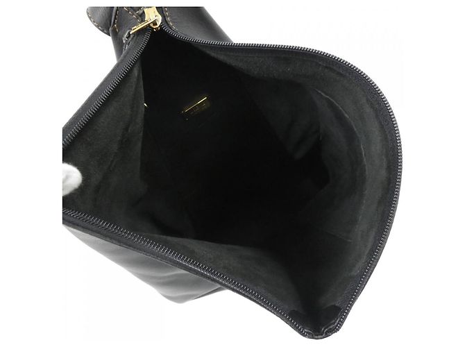 Zaino Loewe in pelle nera Nero - vista 7