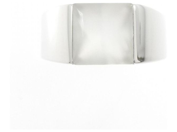 Cartier Tank Ring - 18K Weißgold mit Mondstein - Ansicht 2