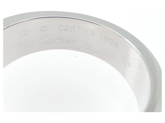 Cartier Tank Ring - 18K Weißgold mit Mondstein - Ansicht 4