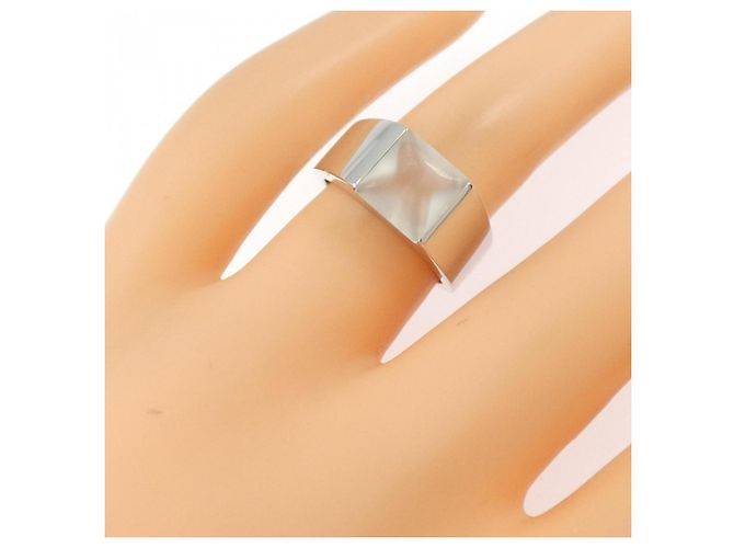 Cartier Tank Ring - 18K Weißgold mit Mondstein - Ansicht 5