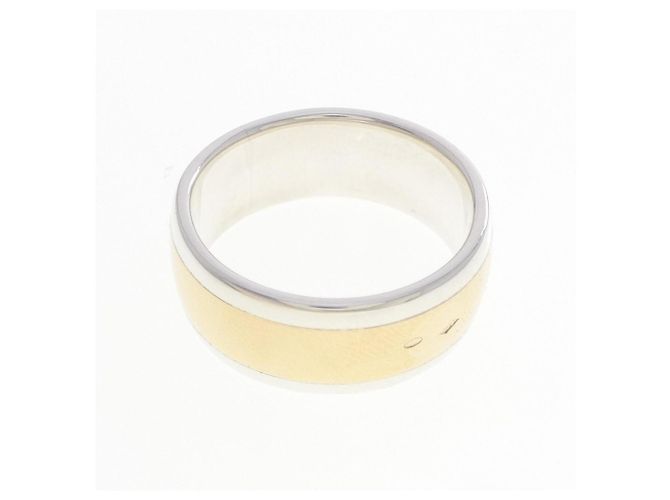Ring Hermès Anello a fascia in argento 925 e oro giallo 18K Hermes - vista 3