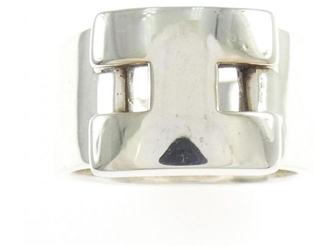 Ring Hermès Anello a fascia in argento 925 Hermes - vista 2