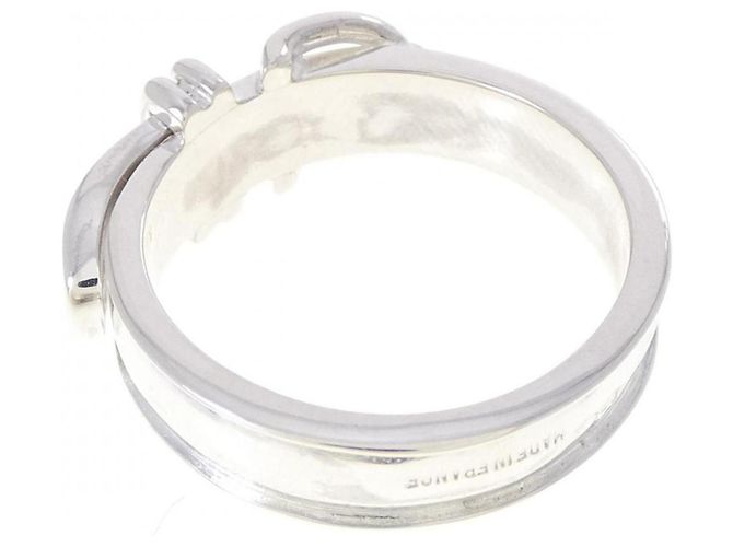 Ring Hermès Anello a fascia in argento 925 Hermes - vista 3