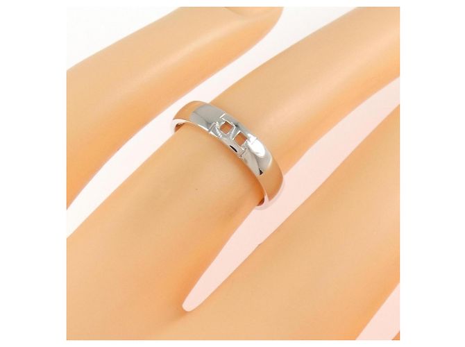 Ring Anello Ever Hercules in oro bianco 18K Hermès - vista 5
