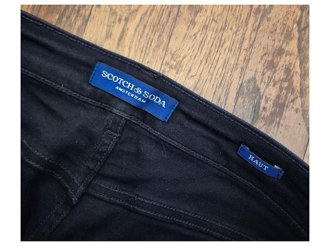 Autre Marque Vaqueros Skinny Scotch & Soda Amsterdam - Negro - vista 8