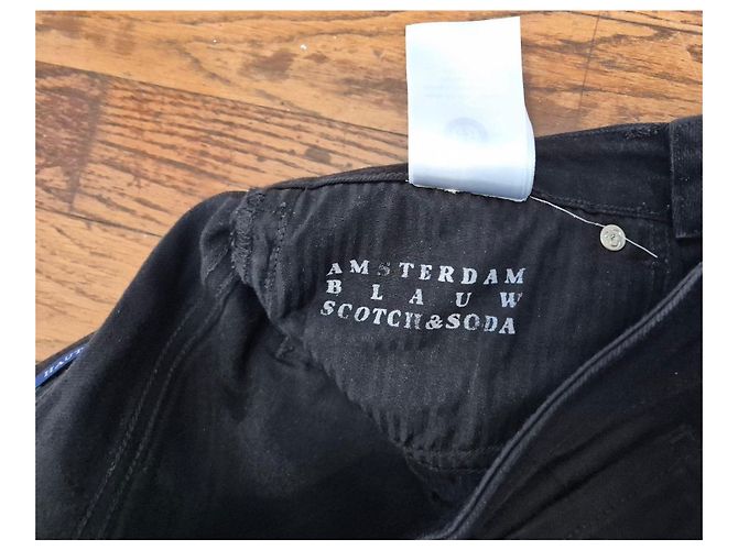 Autre Marque Vaqueros Skinny Scotch & Soda Amsterdam - Negro - vista 9