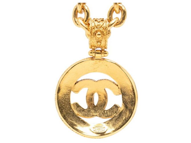 Collana con pendente a catena con il logo Coco di Chanel - vista 2
