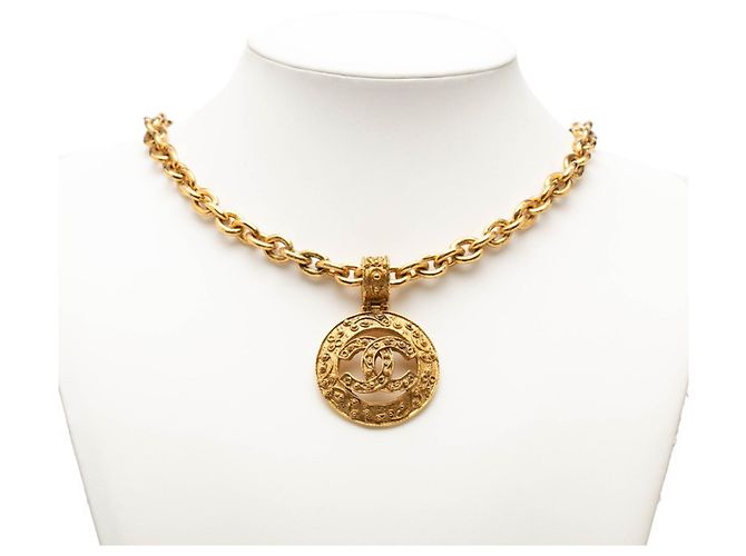 Collana con pendente a catena con il logo Coco di Chanel - vista 6