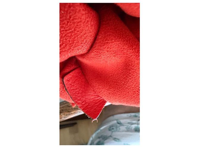 Céline Borsa Nano Luggage in pelle rossa Rosso - vista 6