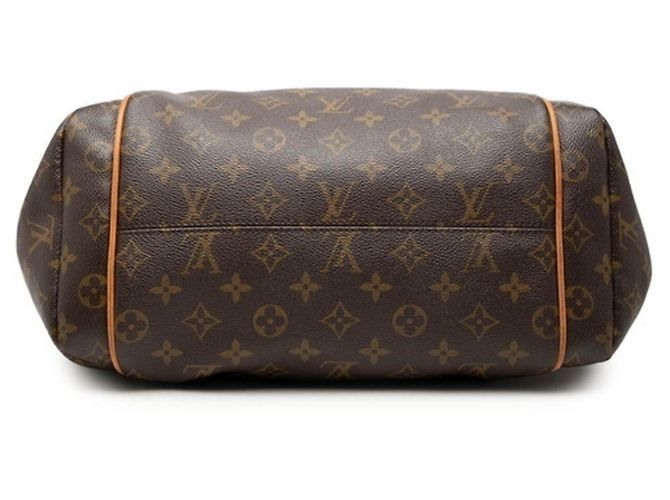Borsa Tote Louis Vuitton Monogram Totally MM Marrone - vista 3
