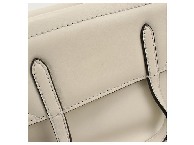Fendi Tote Bag aus Elfenbeinfarbenem Kalbsleder Roh - Ansicht 6