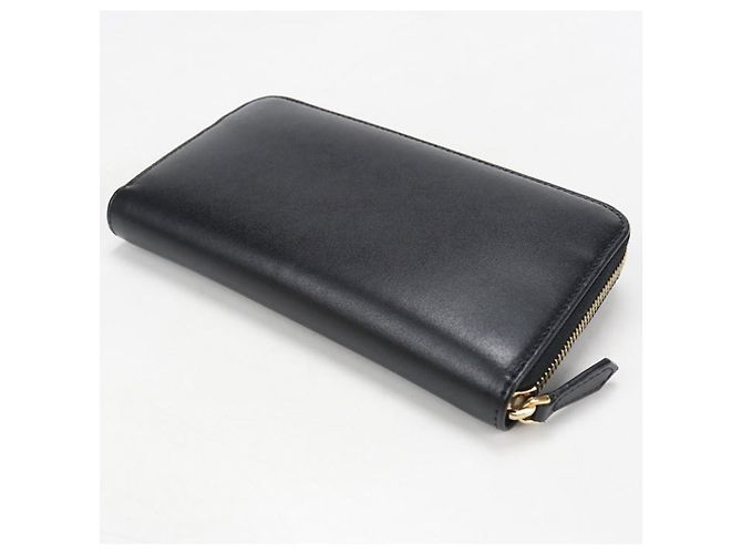 Fendi Long Wallet aus schwarzem Kalbsleder - Ansicht 2
