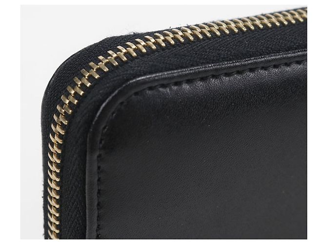 Fendi Long Wallet aus schwarzem Kalbsleder - Ansicht 7