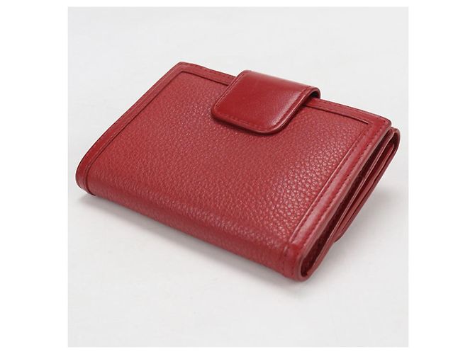 Cartera de piel de becerro roja de dos pliegues Prada - vista 2