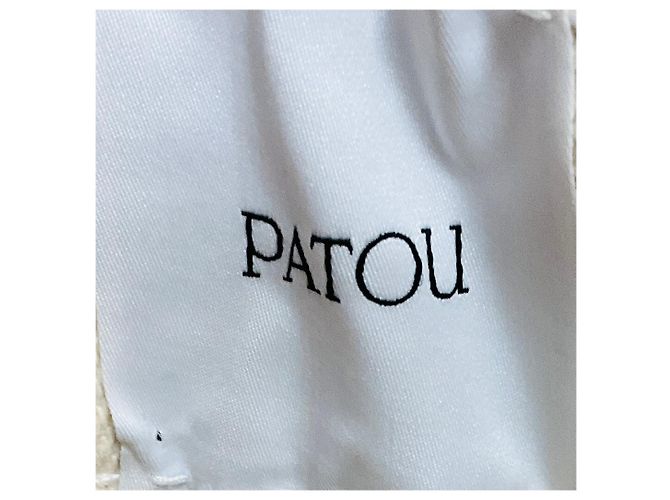 Autre Marque Jeans Flare de Denim de Algodón Regenerado Marfil Patou Beige - vista 4