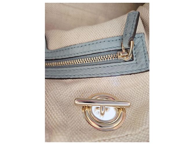 Gucci Soho Chain Borsa a Tracolla Pelle Blu Grigio Blu chiaro - vista 13