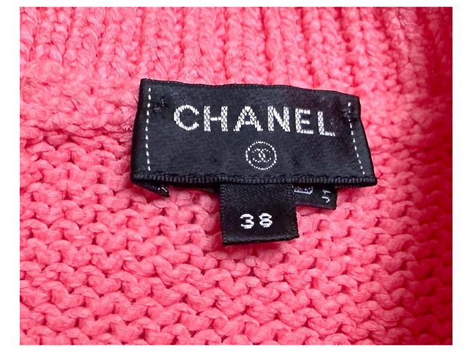 Chanel Rosa Strick-Cardigan Cropped SS22 Pink - Ansicht 3
