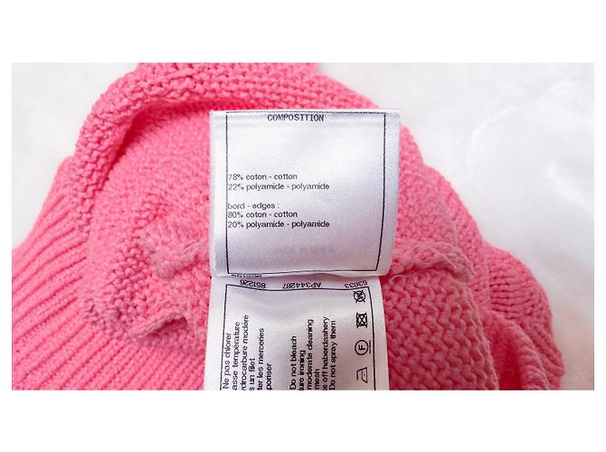 Chanel Rosa Strick-Cardigan Cropped SS22 Pink - Ansicht 6