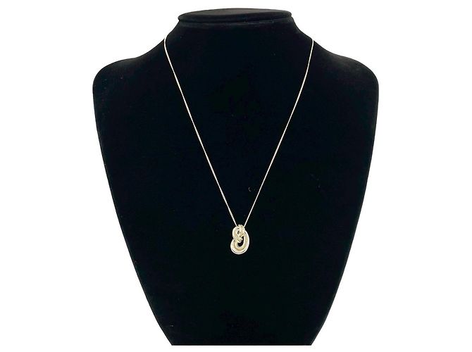 Tiffany & Co Collar de cuerda Tiffany Twist Knot Plata Dorado - vista 2