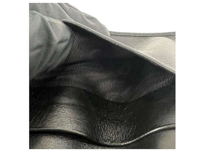 Gancini Cartera de dos pliegues negra Salvatore Ferragamo - vista 9