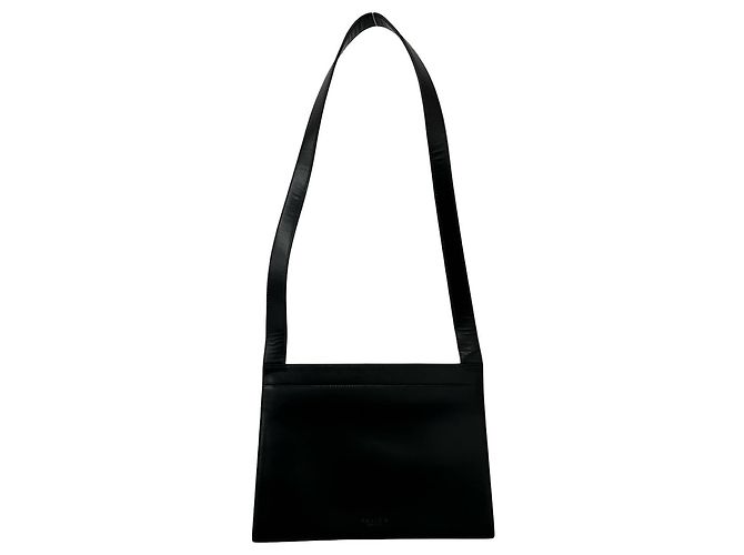 Céline Borsa a tracolla in pelle Celine Sulky Logo Carriage Hardware Nero - vista 3