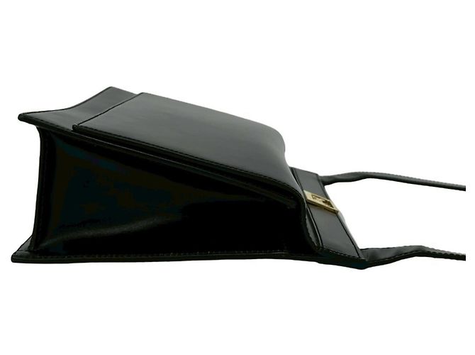 Céline Borsa a tracolla in pelle Celine Sulky Logo Carriage Hardware Nero - vista 6