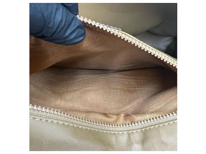 Céline Celine Vintage Macadam Blazon Triomphe Pattern Schultertasche Braun - Ansicht 10