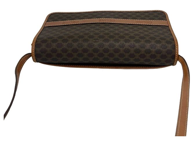 Céline Celine Vintage Macadam Blazon Triomphe Pattern Schultertasche Braun - Ansicht 4
