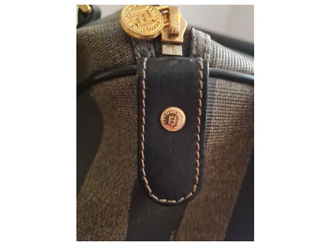 Borsa Boston Fendi Pequin - vista 6