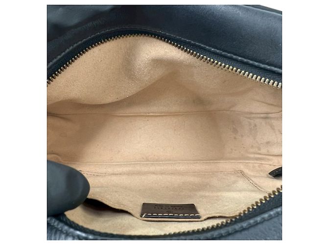 Gucci GG Marmont gesteppte Leder Schultertasche Schwarz - Ansicht 9