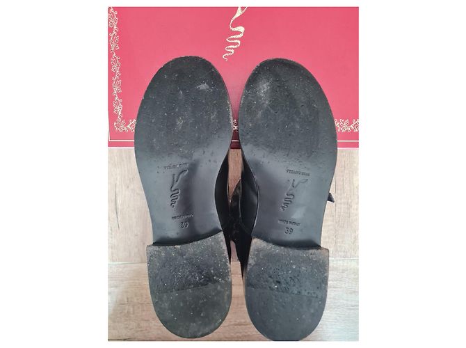 Rene Caovilla Stivali in pelle nera ornati con cristalli Swarovski Nero - vista 6