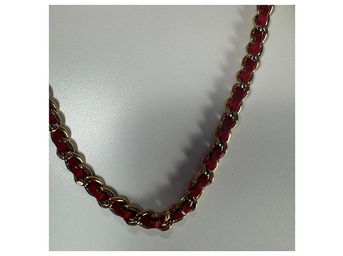 Chanel Classic Flap Bag Cuir Agneau Matelassé Rouge - vue 11