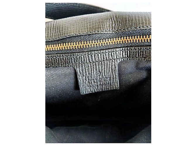 Gucci Borsa a tracolla Horsebit in pelle nera Nero D'oro - vista 15