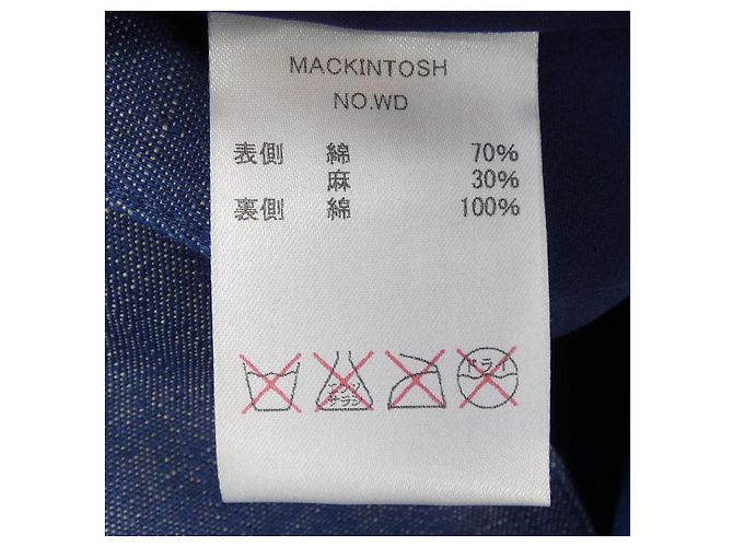 Autre Marque Abrigo Mackintosh HYKE Azul - vista 3
