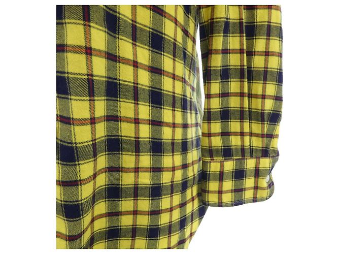 Camicia Junya Watanabe MAN WF-B023 Rosso Beige Cachi Giallo - vista 6