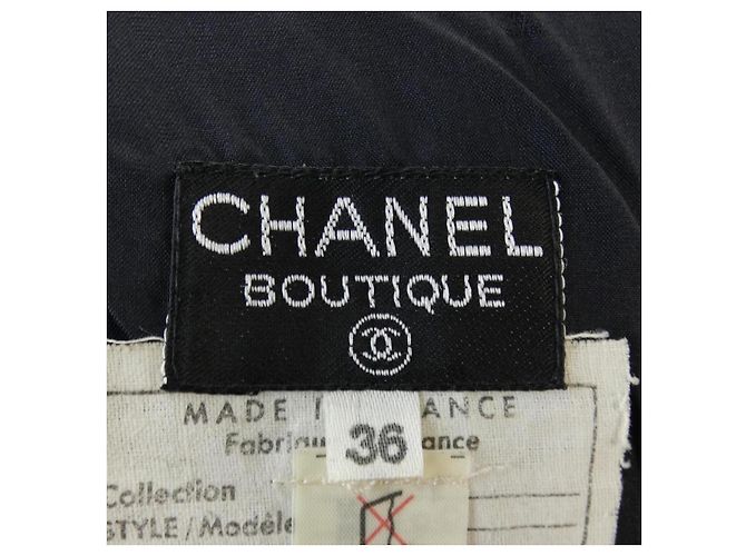 Timeless Completo Vintage Chanel Blu Blu navy - vista 4