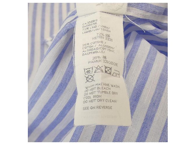 Autre Marque Camisa de algodón PAUL&SHARK Azul - vista 3