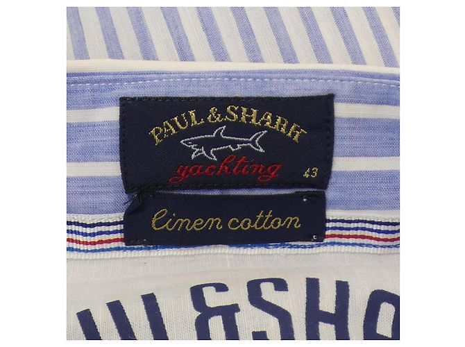 Autre Marque Camisa de algodón PAUL&SHARK Azul - vista 4