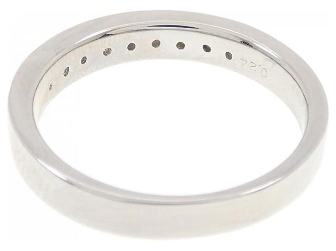 Autre Marque PT900 Platin Diamantring Silber - Ansicht 3